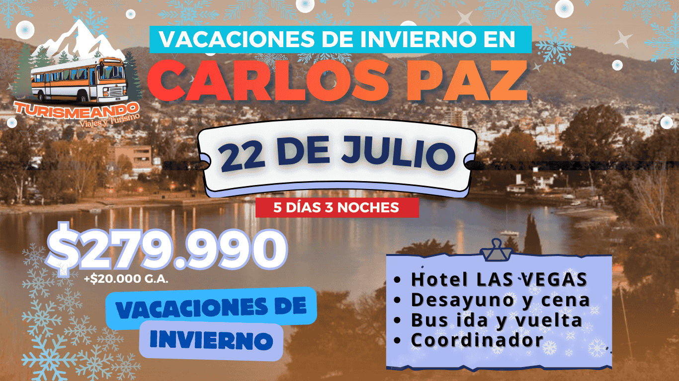 ❄️ CARLOS PAZ - Vacaciones de Invierno