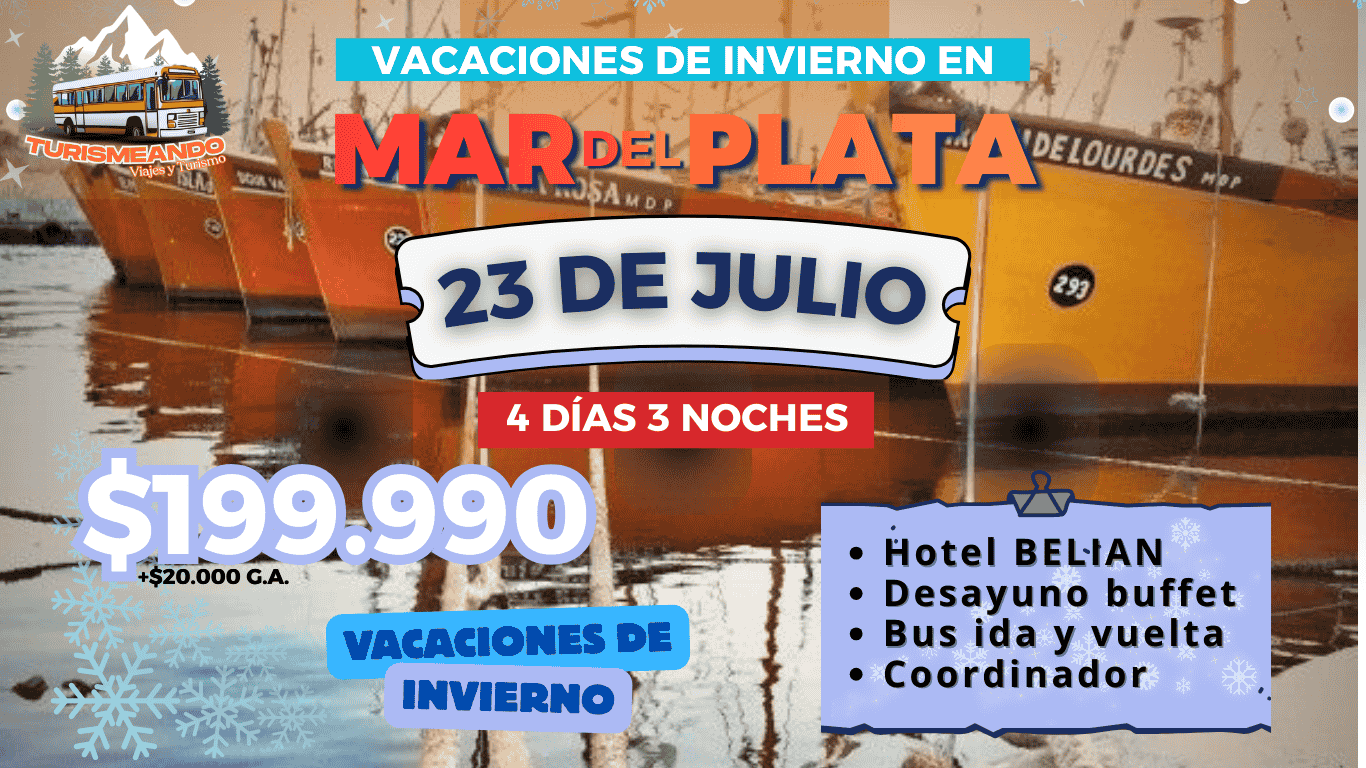 ❄️ MAR DEL PLATA - Vacaciones de Invierno
